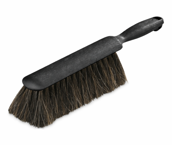Carlisle Counter/Radiator Brush, Black Horsehair Blend Bristles, 8" Brush, 5" Black Handle