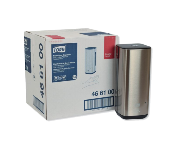 Tork® Image Design Foam Skincare Automatic Dispenser With Intuition Sensor, 1 L, 4.5 X 5.12 X 10.62, Stainless Steel