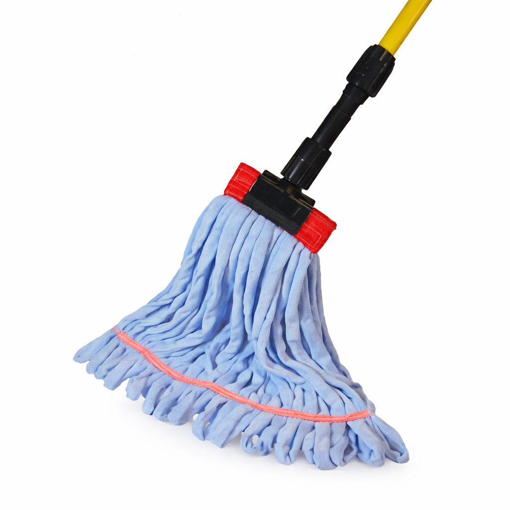 Golden Star Relintless Microfiber Wet Mop w/ 5" Canvas Band (Size: Large | Looped Ends) | 1 Each